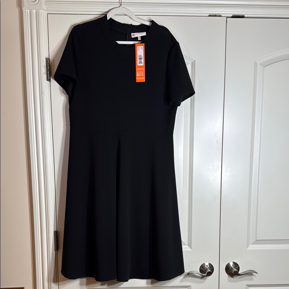 Jude Connally Black Short Sleeve Dress